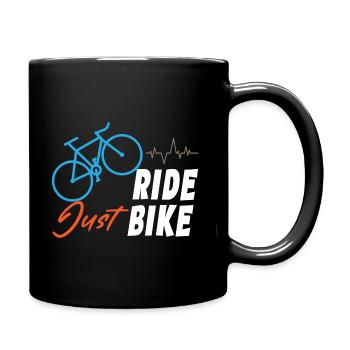 Just Ride Bike - Full Colour Mug - black - Right