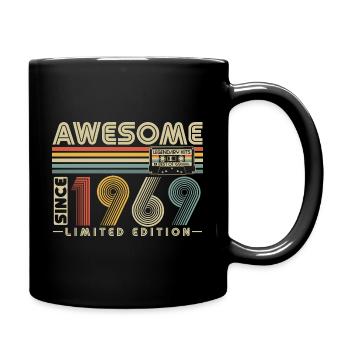 Grand depuis 1969 Vintage anniversaire rétro - Mug uni - noir - Droite
