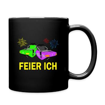 Breaker Feier Ich - Break Dance Kirmes - Tasse einfarbig - Schwarz - Rechts