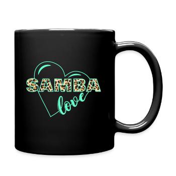 Samba Imprimé Animal Amour - Mug uni - noir - Droite