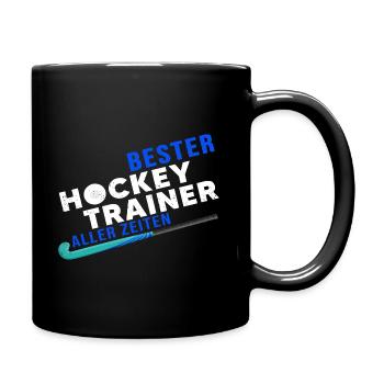 Hockey Field Hockey Hockey Hockey Coach - Full Colour Mug - black - Right