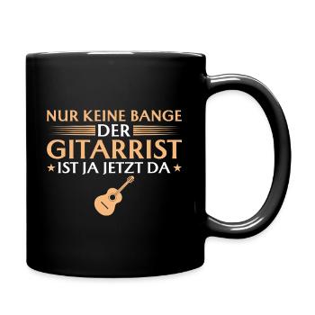Gitarrist ist jetzt da - Tasse einfarbig - Schwarz - Rechts