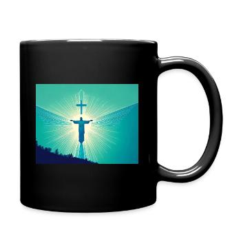Le Christ, le Souverain de toute la création - Mug uni - noir - Droite