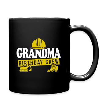Grandma Birthday Crew - Full Colour Mug - black - Right