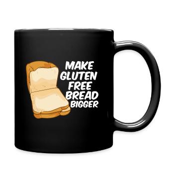 Gluten Free Bread Design - Full Colour Mug - black - Right