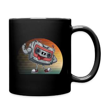 Kassette - Tasse einfarbig - Schwarz - Rechts