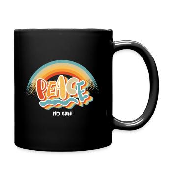 Paix - Mug uni - noir - Droite