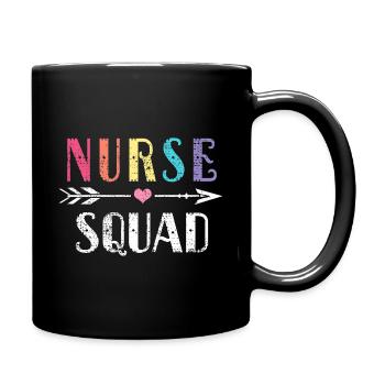 Nurse night shift - Full Colour Mug - black - Right