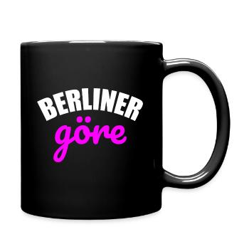 Berliner Goere - Tasse einfarbig - Schwarz - Rechts