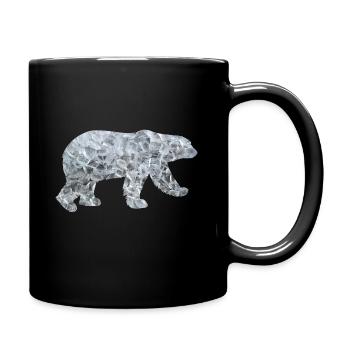 Polar Bear Polar Bear Polar Bear North Pole Arctic - Full Colour Mug - black - Right