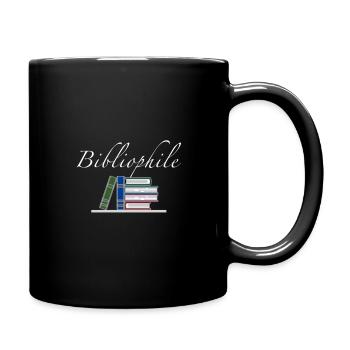 bibliophile livre lecture cadeau - Mug uni - noir - Droite
