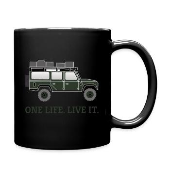 Tente de toit Hors-route 4x4 Véhicule T-Shirt - Mug uni - noir - Droite