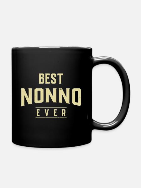Bester Nonno aller Zeiten - Tasse einfarbig - Schwarz