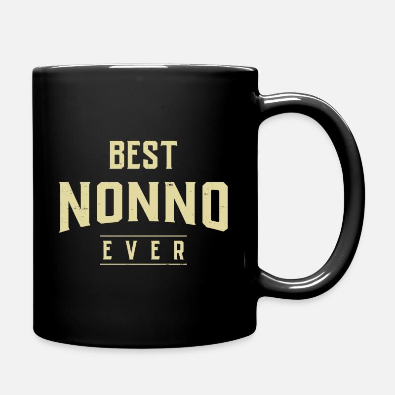 Bester Nonno aller Zeiten - Tasse einfarbig - Schwarz