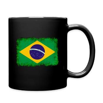 Brazil - Full Colour Mug - black - Right