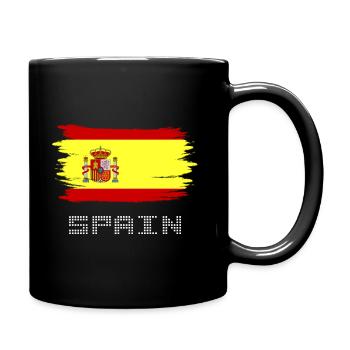 spain - Tasse einfarbig - Schwarz - Rechts