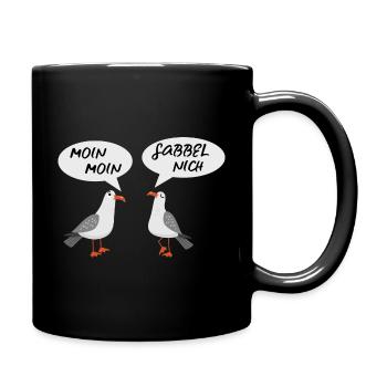 MOIN MOIN - Tasse einfarbig - Schwarz - Rechts