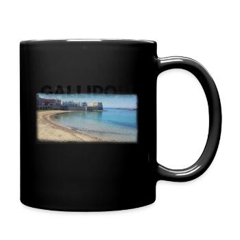 Gallipoli, Italien Urlaub Sonne und Meer - Tasse einfarbig - Schwarz - Rechts