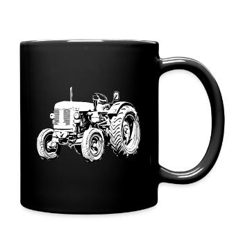 Tracteur RS14 Steyr Austria /Agriculteur / Enfant du village - Mug uni - noir - Droite