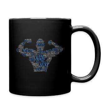 Citation de gymnastique - Mug uni - noir - Droite