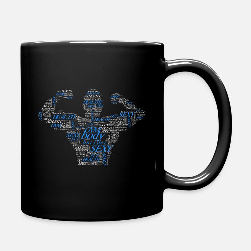 Gym Quote - Full Colour Mug - black