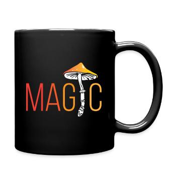 Magic Champignons Champignons Champignons - Mug uni - noir - Droite
