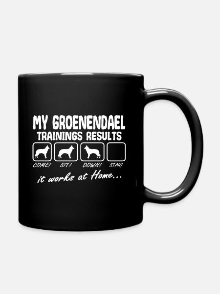 Groenendael Belgian Shepherd Saying Funny - Full Colour Mug - black