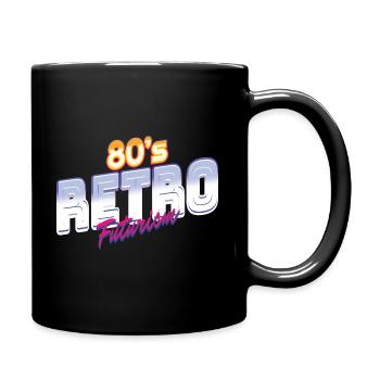 80's Rétro Vintage Disco 80 cadeau - Mug uni - noir - Droite