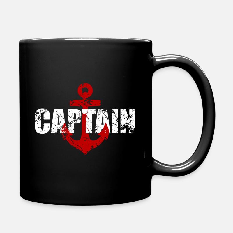 CAPTAIN KAPITÄN - Tasse einfarbig - Schwarz