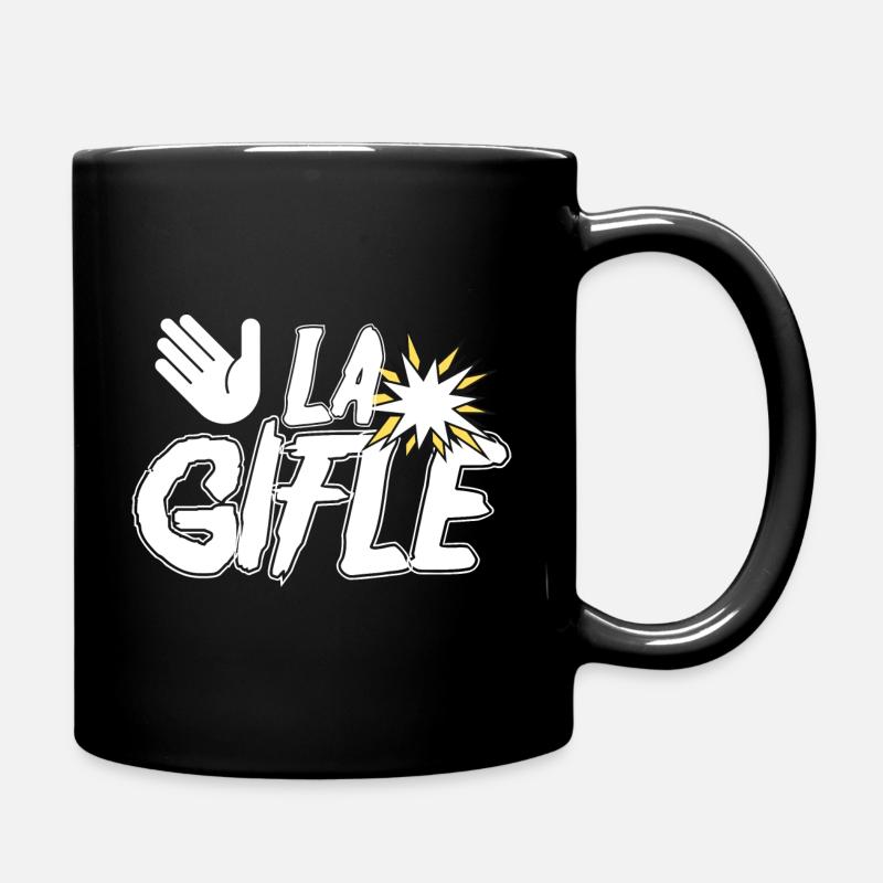 la gifle - Mug uni - noir