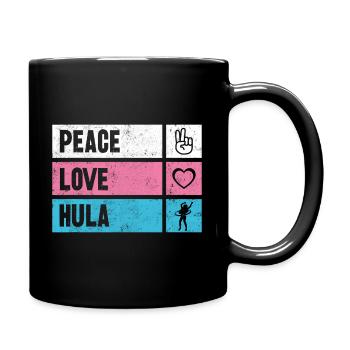 Hulla Hoops Hula Hullern Gift - Full Colour Mug - black - Right