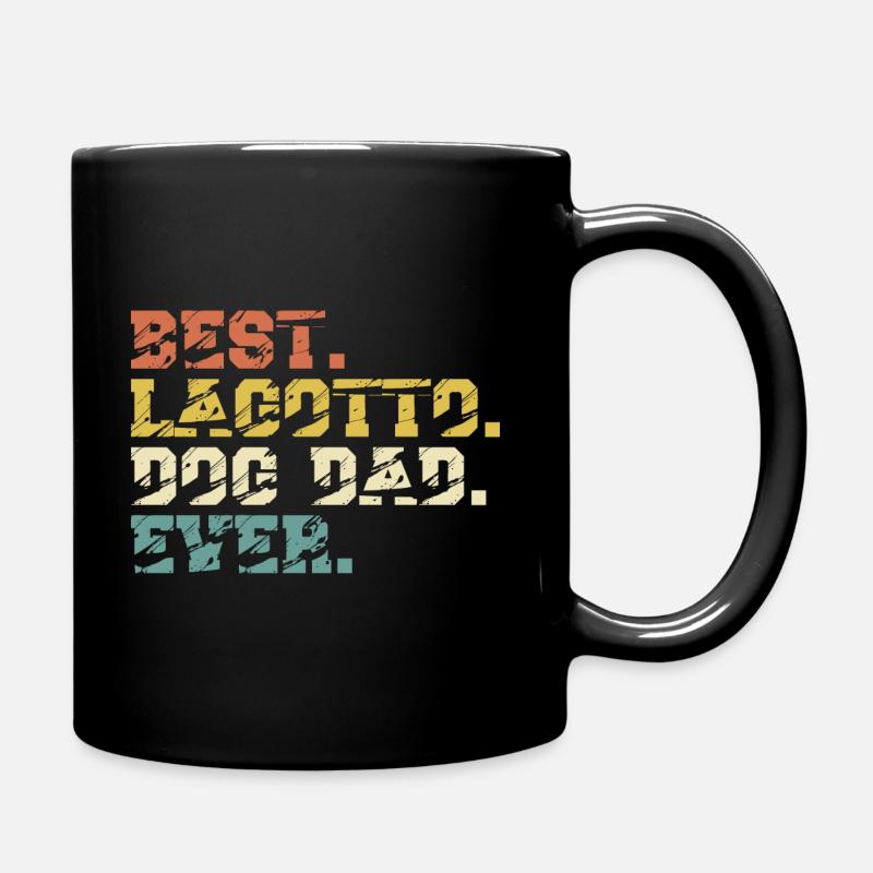 Lagotto Romagnolo Best Dog Dad Ever - Tasse einfarbig - Schwarz