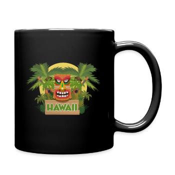 Hawaii Vacation Souvenirs Beach Hawaii - Full Colour Mug - black - Right