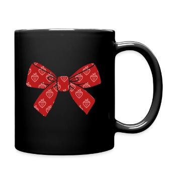 Strawberry Fly - Strawberry Suit Tie - Full Colour Mug - black - Right