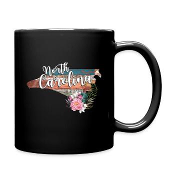 Caroline du Nord dans My Soul - Mug uni - noir - Droite