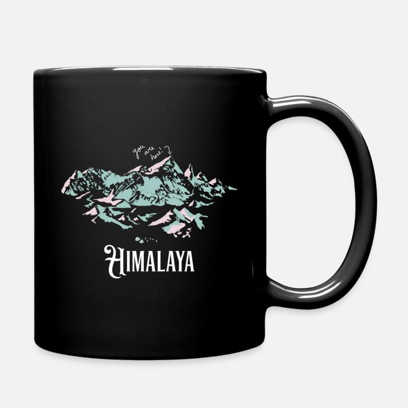 Himalaya - Tasse einfarbig - Schwarz