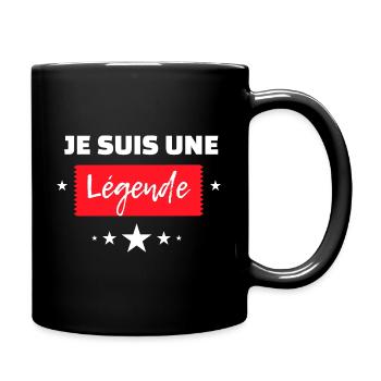 Je suis une légende - Mug uni - noir - Droite
