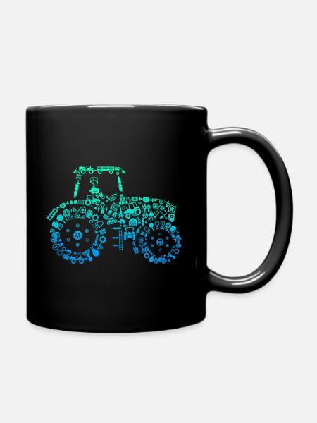 Tractor - Tasse einfarbig - Schwarz