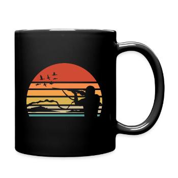 Conception de chasse au canard pour un chasseur de sauvagine - Mug uni - noir - Droite