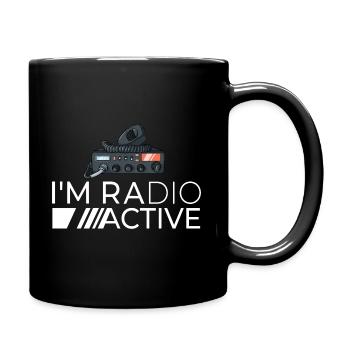 Amateur Radio Ham Radio Radio Service Amateur - Full Colour Mug - black - Right
