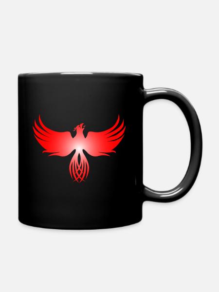 Phoenix Fire Gift Oiseau Fantaisie - Mug uni - noir