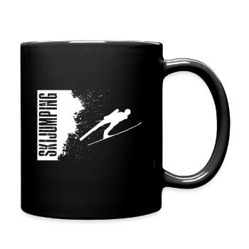 ski jumper - skijumper ski jumping ski jumping - Full Colour Mug - black - Right