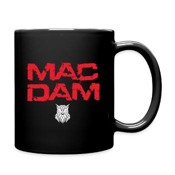Mac Dam Logo - Tasse einfarbig - Schwarz - Rechts