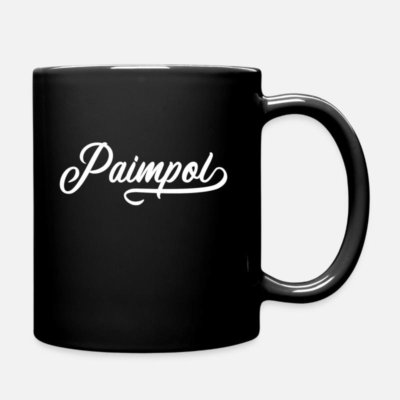 Paimpol vintage topographie - Mug uni - noir
