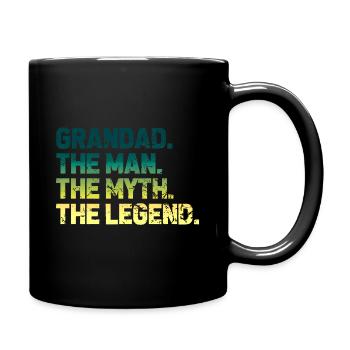 Grand-père l’homme le mythe la légende - Mug uni - noir - Droite