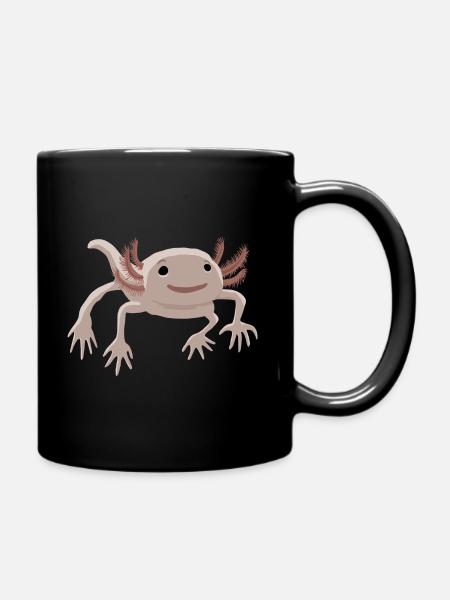 Axolotl 1 - Tasse einfarbig - Schwarz