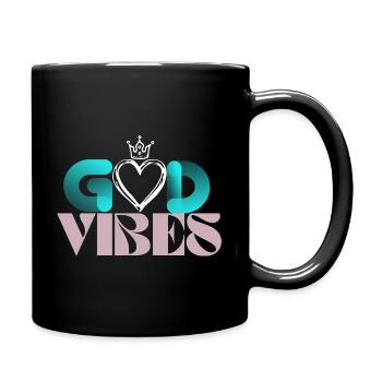 GodVibes - Tasse einfarbig - Schwarz - Rechts