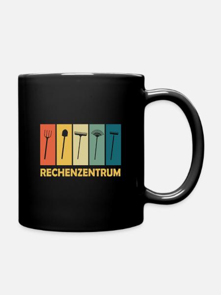 Rechenzentrum Garden Rake Gardener Gardening IT - Tasse einfarbig - Schwarz