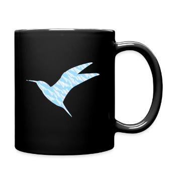 Birds in the clouds - Full Colour Mug - black - Right