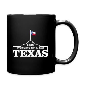 Texas - Tasse einfarbig - Schwarz - Rechts